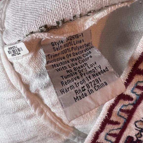 Johnny Was | Izamal Crop Jacket Embroidered 100% Linen w/ Pockets - Picture 13 of 15